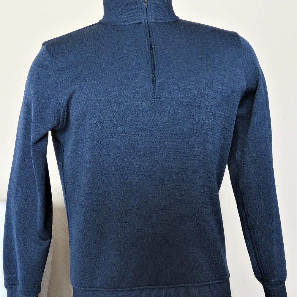 Men's Under Armour Blue 1/4 Zipper Storm Sweater